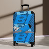 Braniff Luggage Suitcase EOTPP End of the Plain Plane Boeing 727 Fleet on BI Tiled Logo 1966