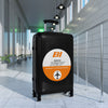 Braniff Luggage Suitcase EOTPP End of the Plain Plane Boeing 727 Circle Logo 1965 Orange