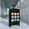 Braniff Luggage Suitcase EOTPP End of the Plain Plane BAC One-11 Circle Logos 1965 Multi Color