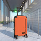 Braniff Ultra Space Jet Luggage Suitcase Braniff Alexander Girard Design End of the Plain Plane 1965 1967 Orange