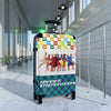 Braniff Luggage Suitcase EOTPP End of the Plain Plane Air Strip Alexander Girard Check and BI Squares Logo 1966