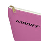 Braniff End of the Plain Bag Accessory Toiletry Makeup Travel Pouch Luggage with T-bottom Pink