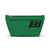 Braniff End of the Plain Bag Accessory Toiletry Makeup Travel Pouch Luggage with T-bottom Panagra Green