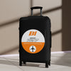Braniff Luggage Suitcase EOTPP End of the Plain Plane Boeing 727 Circle Logo 1965 Orange