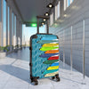 Braniff Luggage Suitcase EOTPP End of the Plain Plane Boeing 707 Fleet on BI Tiled Logo 1966