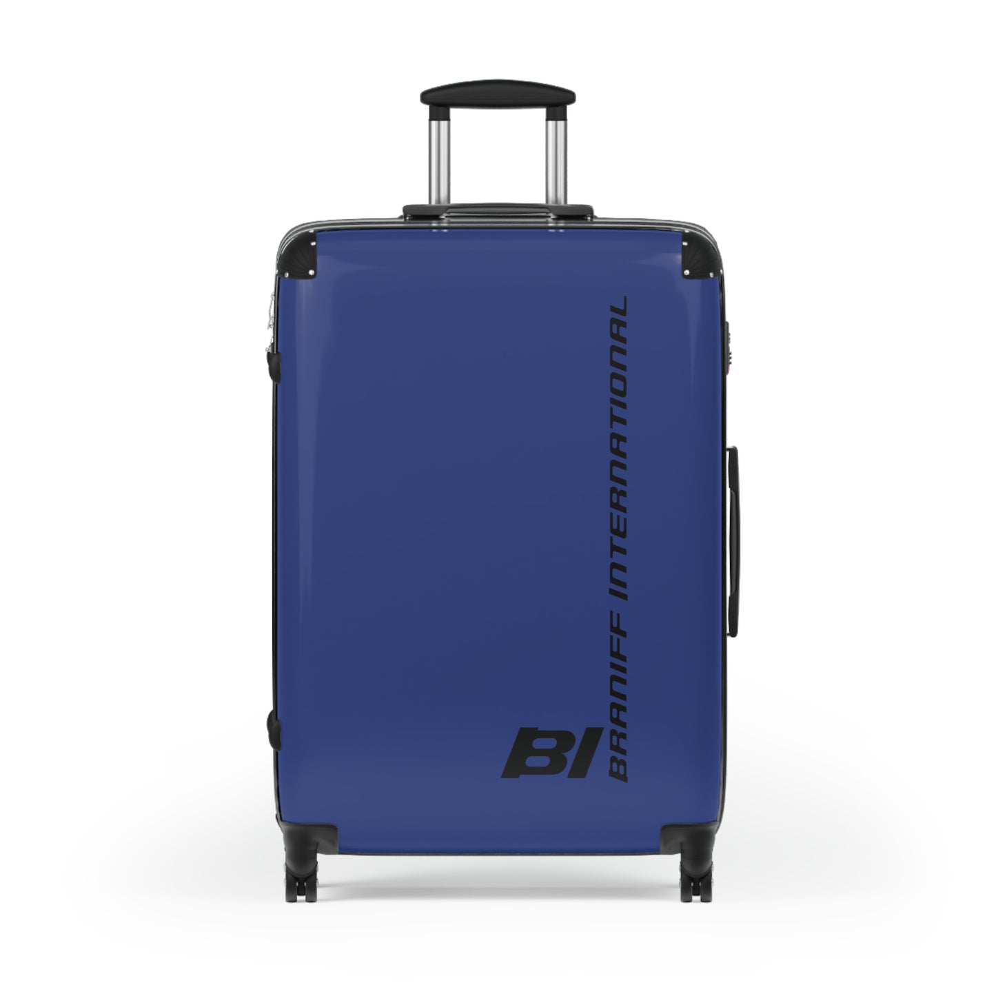 Braniff Ultra Space Jet Luggage Suitcase Braniff Alexander Girard Design End of the Plain Plane 1965 1967 New Dark Blue