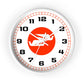 Wall Clock Braniff Boeing 727 Bulkhead with Bluebird of Happiness Red