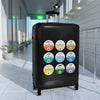 Braniff Luggage Suitcase EOTPP End of the Plain Plane BAC One-11 Circle Logos 1965 Multi Color