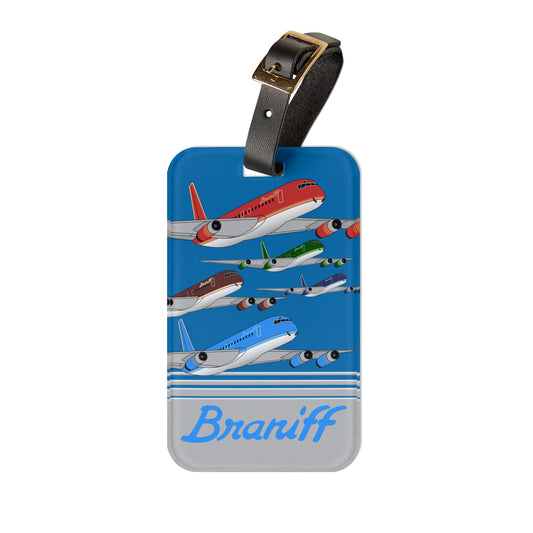 Luggage Tag Personalized Ultra Space McDonnell Douglas DC-8-62 1978
