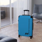 Braniff Ultra Space Jet Luggage Suitcase Braniff Alexander Girard Design End of the Plain Plane 1965 1967 New Medium Blue