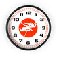 Wall Clock Braniff Boeing 727 Bulkhead with Bluebird of Happiness Red