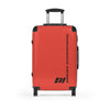 Braniff Ultra Space Jet Luggage Suitcase Braniff Alexander Girard Design End of the Plain Plane 1965 1967 Red