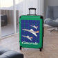 Braniff Ultra Space Jet Luggage Suitcase Concorde Green