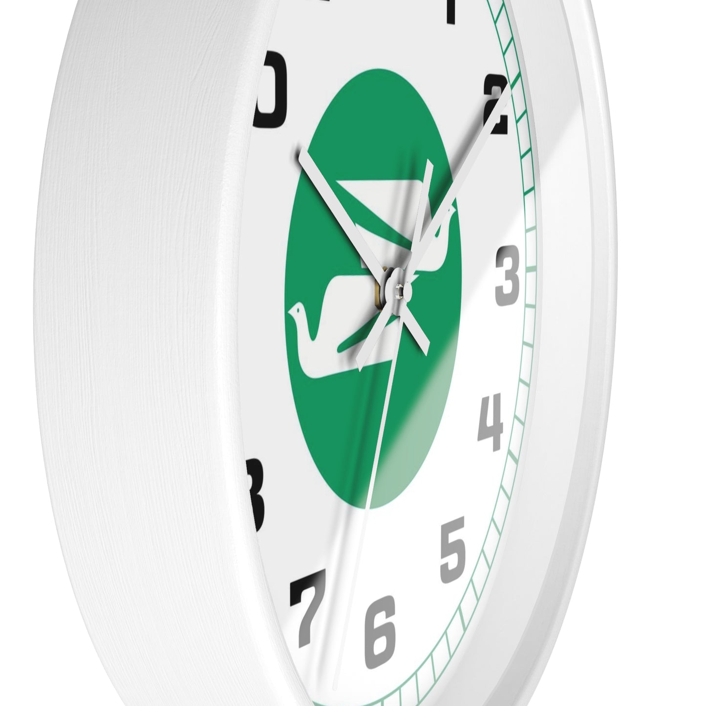 Wall Clock Braniff Boeing 727 Bulkhead with Bluebird of Happiness Green