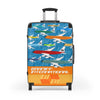 Braniff Luggage Suitcase EOTPP End of the Plain Plane Boeing 707 Fleet Jet Multi Color