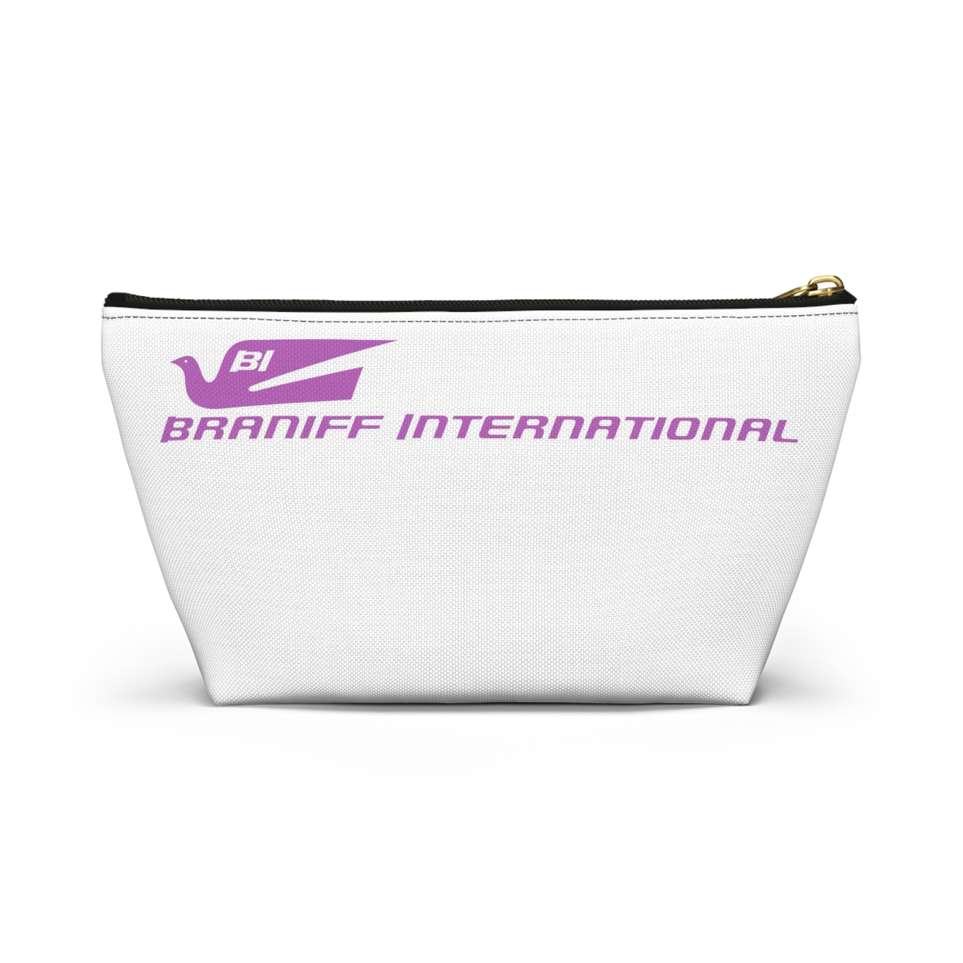Braniff Inflight Accessory Toiletry Makeup Travel Pouch - Bluebird Inflight Luxury Bag - Braniff Boutique