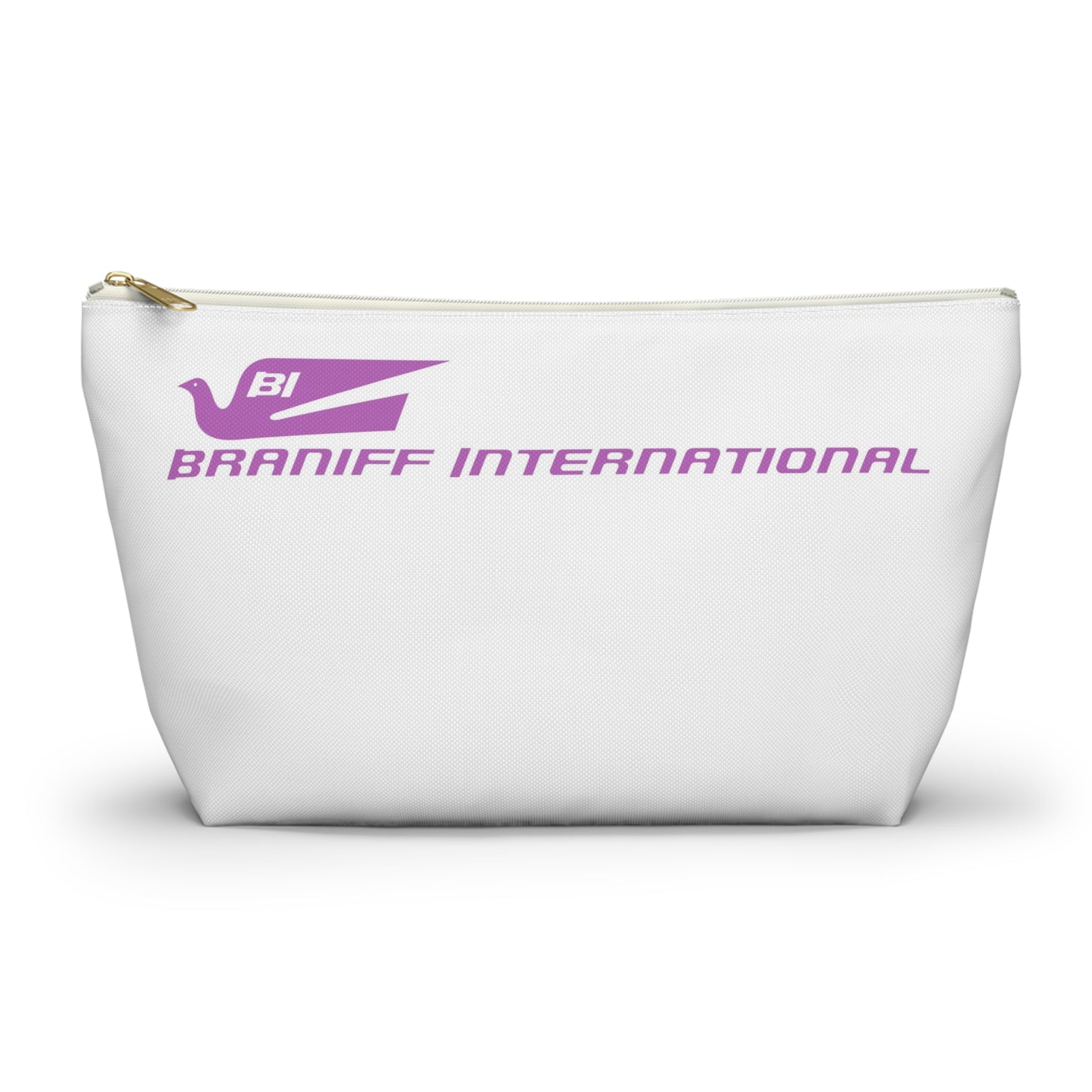 Braniff Inflight Accessory Toiletry Makeup Travel Pouch - Bluebird Inflight Luxury Bag - Braniff Boutique
