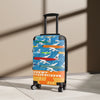 Braniff Luggage Suitcase EOTPP End of the Plain Plane Boeing 707 Fleet Jet Multi Color