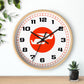 Wall Clock Braniff Boeing 727 Bulkhead with Bluebird of Happiness Red
