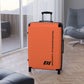 Braniff Ultra Space Jet Luggage Suitcase Braniff Alexander Girard Design End of the Plain Plane 1965 1967 Orange