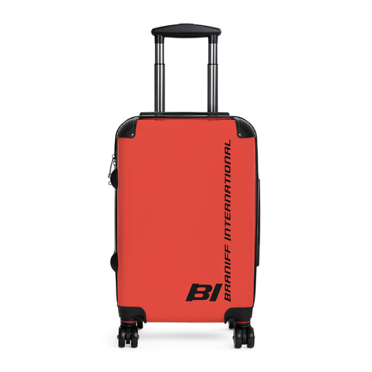 Braniff Ultra Space Jet Luggage Suitcase Braniff Alexander Girard Design End of the Plain Plane 1965 1967 Red