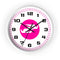 Wall Clock Braniff Boeing 727 Bulkhead with Bluebird of Happiness Pink