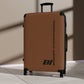 Braniff Ultra Space Jet Luggage Suitcase Braniff Alexander Girard Design End of the Plain Plane 1965 1967 Brown