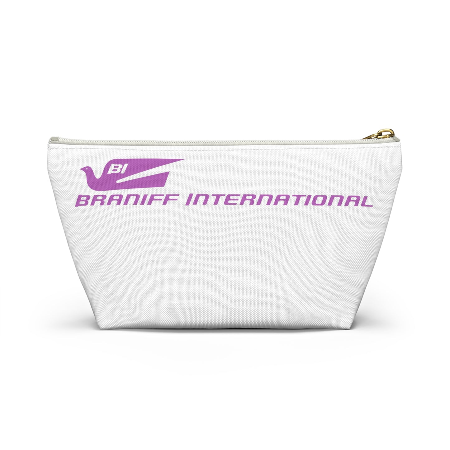 Braniff Inflight Accessory Toiletry Makeup Travel Pouch - Bluebird Inflight Luxury Bag - Braniff Boutique