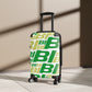 Braniff Ultra Space Jet Luggage Suitcase BI Logo Multi Two Tone 1971