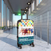 Braniff Luggage Suitcase EOTPP End of the Plain Plane Air Strip Alexander Girard Check and BI Squares Logo 1966