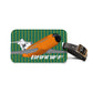 Luggage Tag Personalized Braniff EOTPP End of the Plain Plane Boeing 727 Super Jet on Alexander Girard Stripe 1966