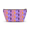 Braniff Inflight Accessory Toiletry Makeup Travel Pouch with T-bottom Wolf Gordon Design with  BI Logo