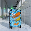 Braniff Luggage Suitcase EOTPP End of the Plain Plane Boeing 727 Fleet on BI Square Logo 1966