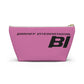 Braniff End of the Plain Bag Accessory Toiletry Makeup Travel Pouch Luggage with T-bottom Pink