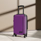 Braniff Ultra Space Jet Luggage Suitcase Braniff Alexander Girard Design End of the Plain Plane 1965 1967 Purple