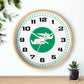 Wall Clock Braniff Boeing 727 Bulkhead with Bluebird of Happiness Green