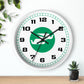 Wall Clock Braniff Boeing 727 Bulkhead with Bluebird of Happiness Green