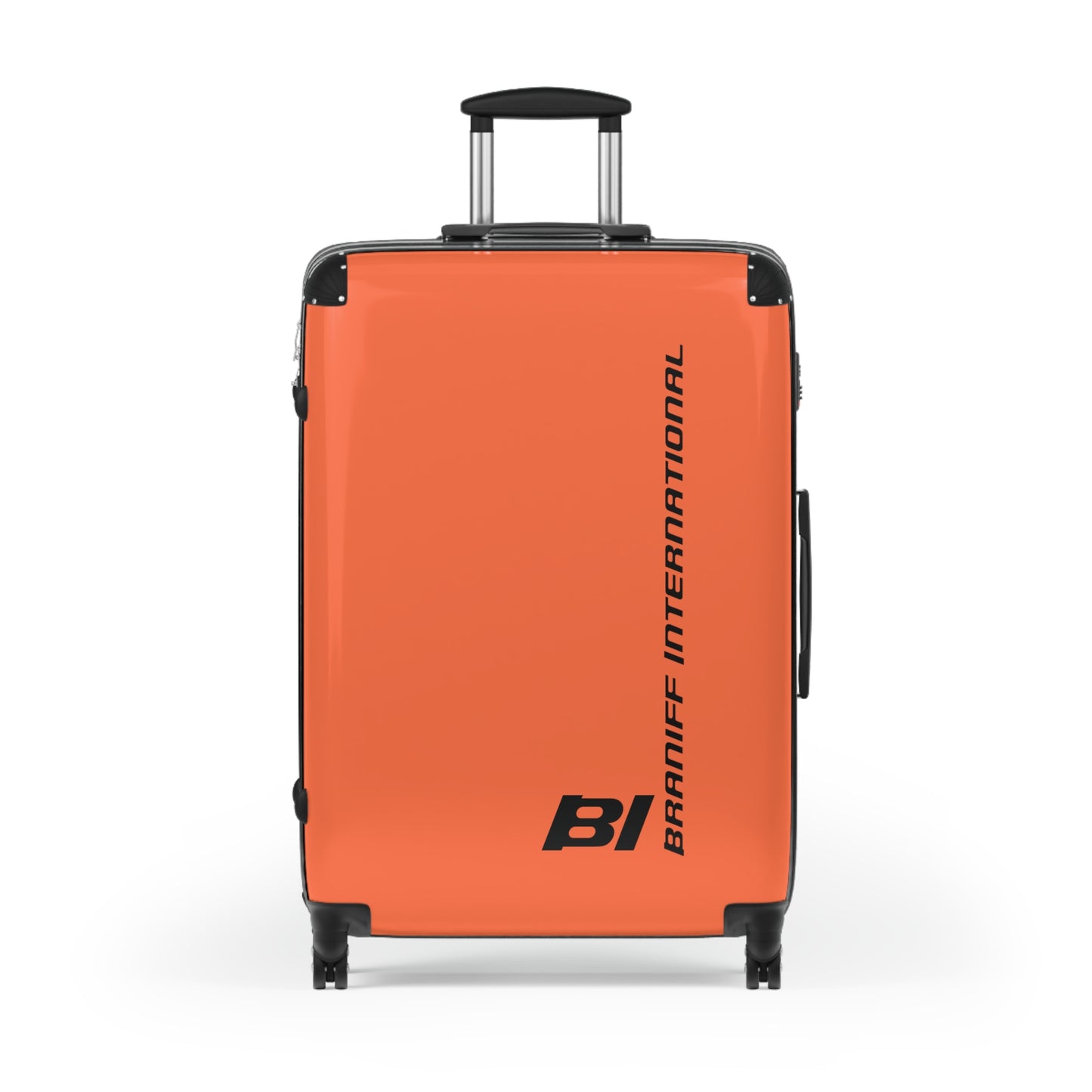 Braniff Ultra Space Jet Luggage Suitcase Braniff Alexander Girard Design End of the Plain Plane 1965 1967 Orange
