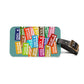 Luggage Tag Personalized End of the Plain Plane Air Cargo Tag South America Domestic US 1965