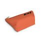 Braniff End of the Plain Bag Accessory Toiletry Makeup Travel Pouch with T-bottom Orange