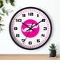 Wall Clock Braniff Boeing 727 Bulkhead with Bluebird of Happiness Pink