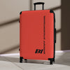 Braniff Ultra Space Jet Luggage Suitcase Braniff Alexander Girard Design End of the Plain Plane 1965 1967 Red