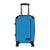 Braniff Ultra Space Jet Luggage Suitcase Braniff Alexander Girard Design End of the Plain Plane 1965 1967 New Medium Blue