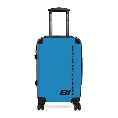 Braniff Ultra Space Jet Luggage Suitcase Braniff Alexander Girard Design End of the Plain Plane 1965 1967 New Medium Blue