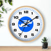 Wall Clock Braniff Boeing 727 Bulkhead with Bluebird of Happiness Blue