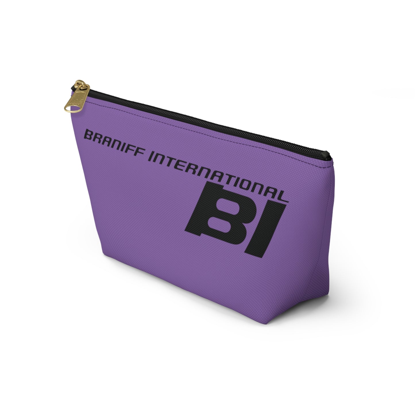 Braniff End of the Plain Bag Accessory Toiletry Makeup Travel Pouch Luggage with T-bottom Periwinkle Blue