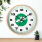 Wall Clock Braniff Boeing 727 Bulkhead with Bluebird of Happiness Green