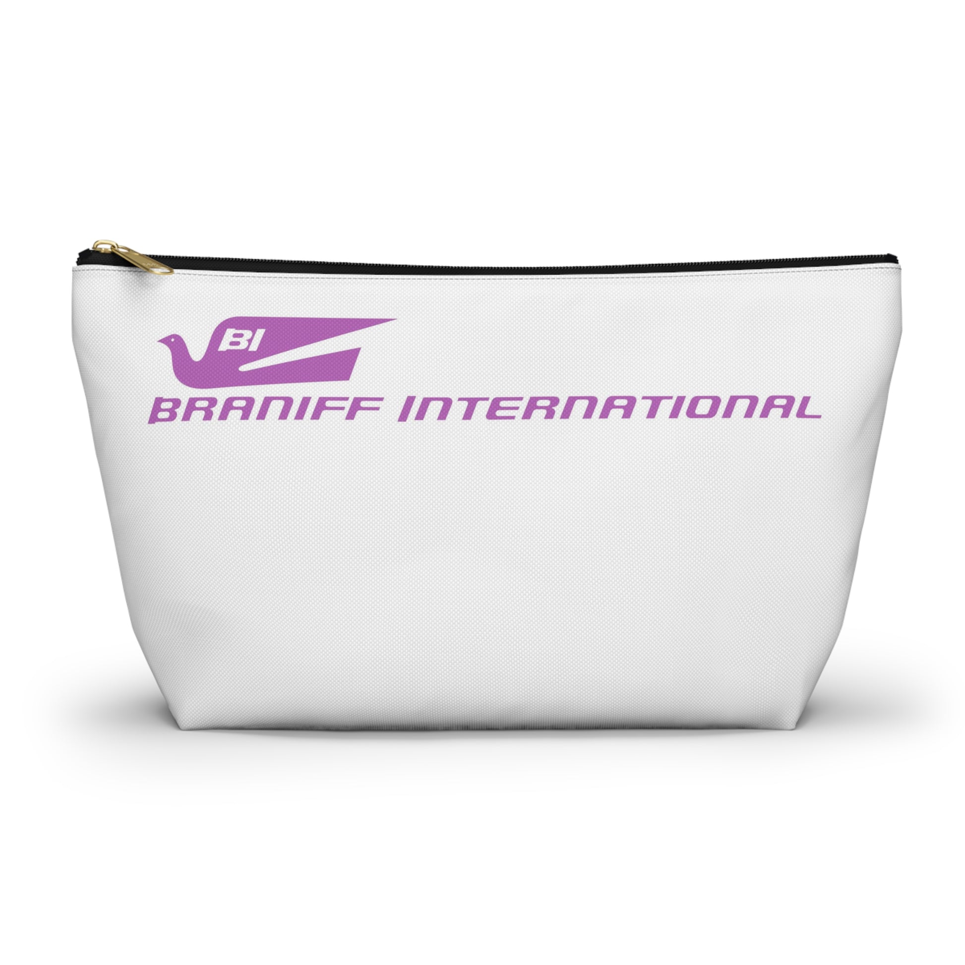 Braniff Inflight Accessory Toiletry Makeup Travel Pouch - Bluebird Inflight Luxury Bag - Braniff Boutique