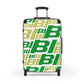 Braniff Ultra Space Jet Luggage Suitcase BI Logo Multi Two Tone 1971