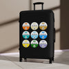 Braniff Luggage Suitcase EOTPP End of the Plain Plane BAC One-11 Circle Logos 1965 Multi Color